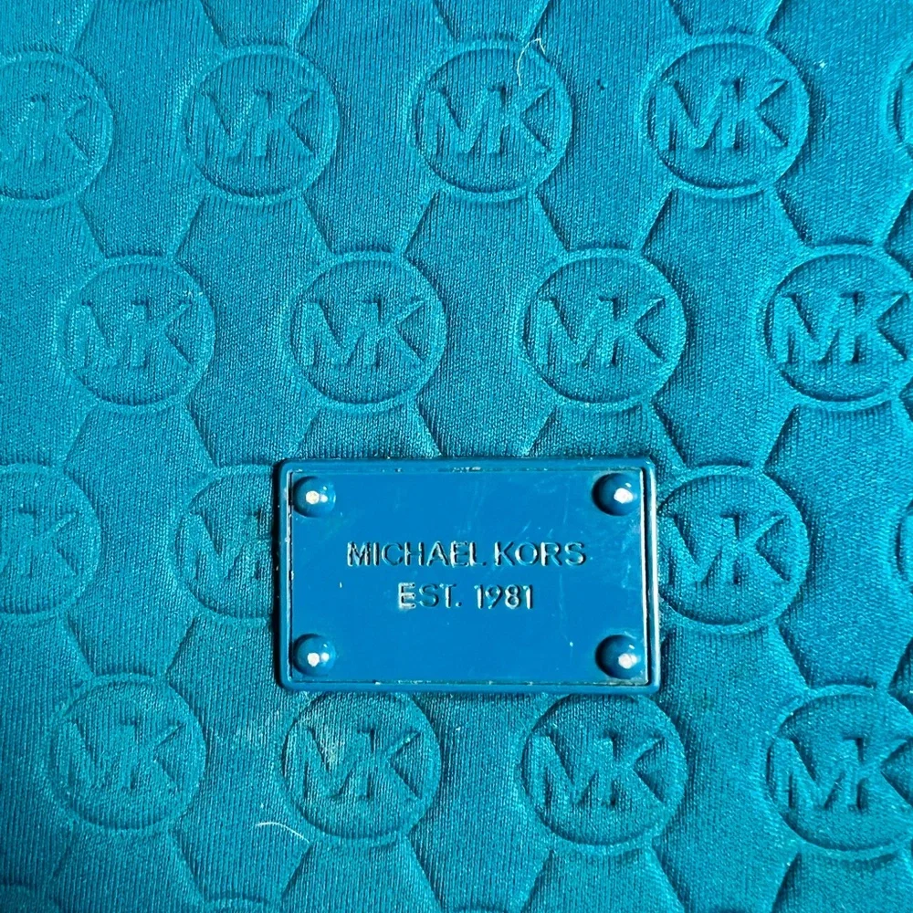 Michael Kors Blue Logo Tablet Sleeve